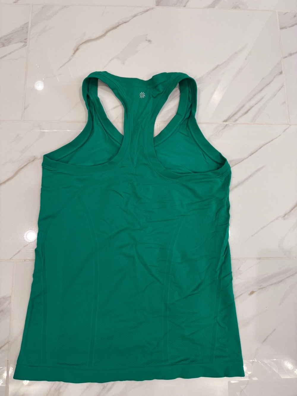 Athleta Green Racerback Active Tank - Picture 2 of 2